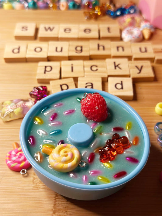 Remeltable Blue Doughnut Picky Pad & Silicone Mould (Re-meltable/ Reusable)