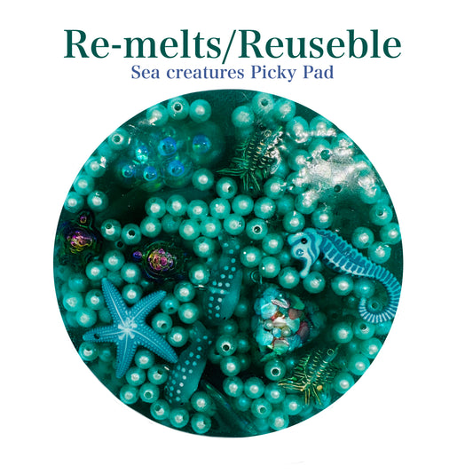 Reusable Sea Creatures Picky Pad (Re-melts over 100 times)